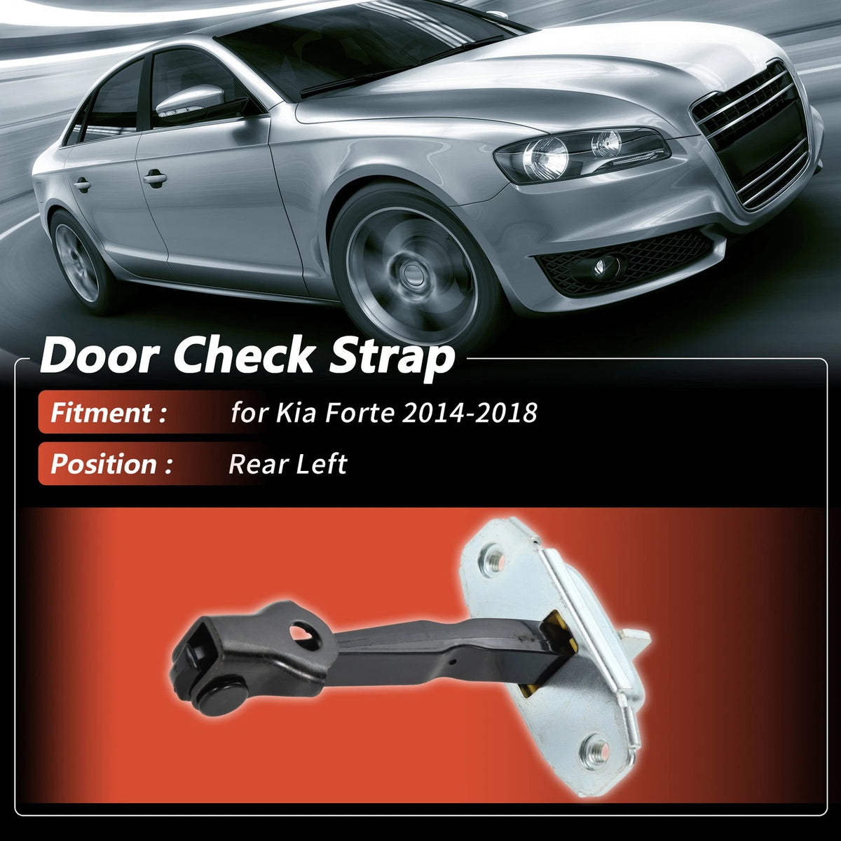 Rear Left Door Check Strap for Kia Forte (2014–2018) No.79480B5000