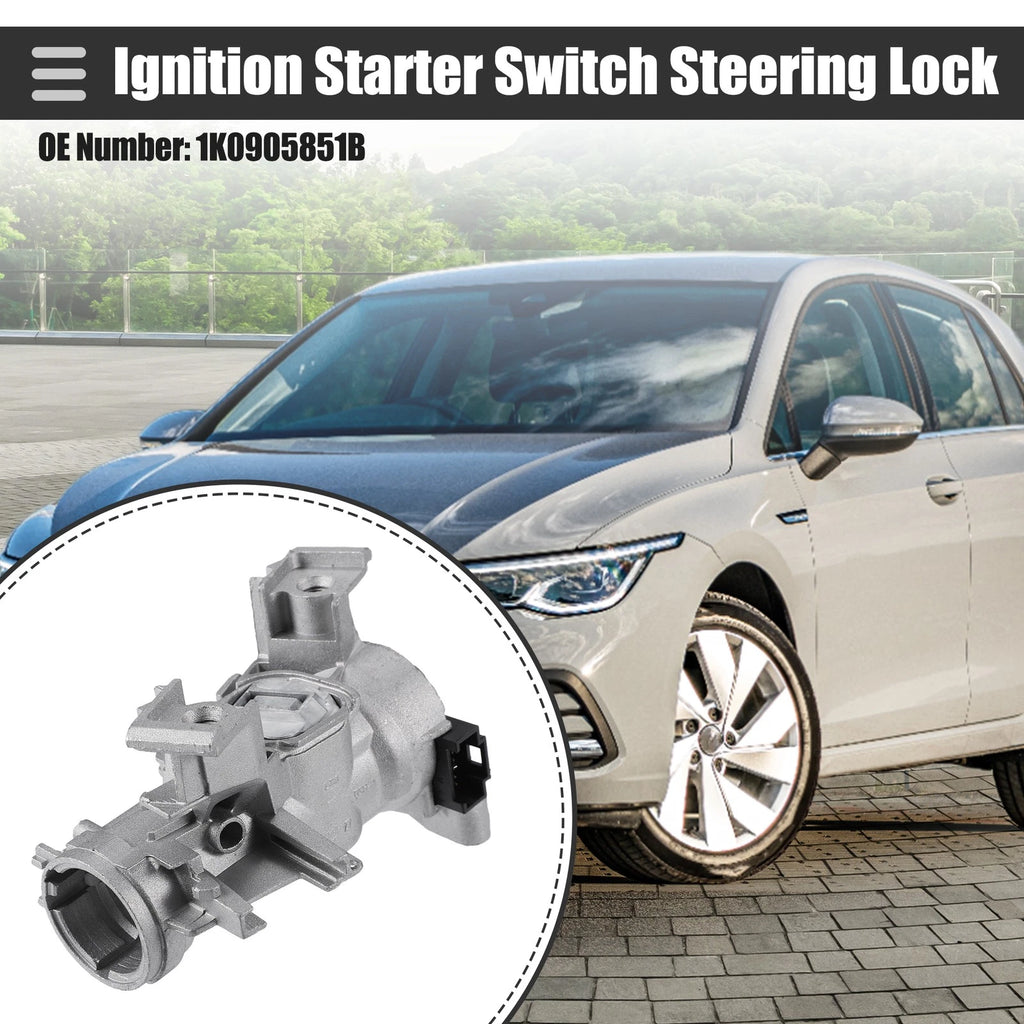 Ignition Starter Switch Steering Lock for VW Golf (2004–2013) 1K0905851B