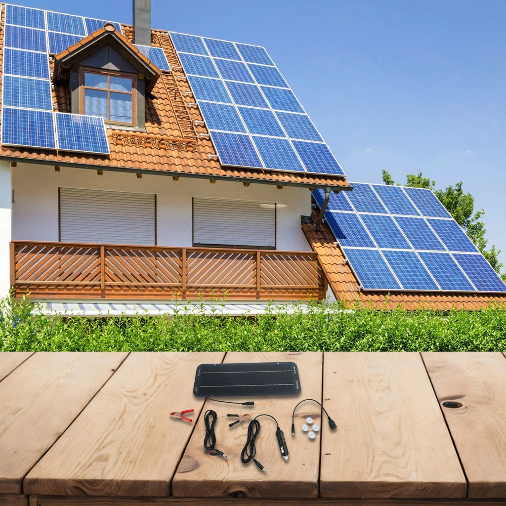 12V 30W Portable Solar Panel for Car Boat Battery Maintenance