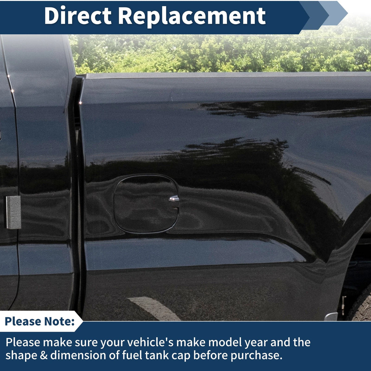 Fuel Tank Door Replacement for Chevy Silverado 1500 (2019–2024) Gas