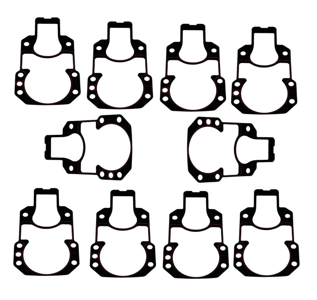 Set of 10 Drive Bell Housing Mounting Gaskets for MerCruiser Alpha One Gen2 (27-94996Q2)