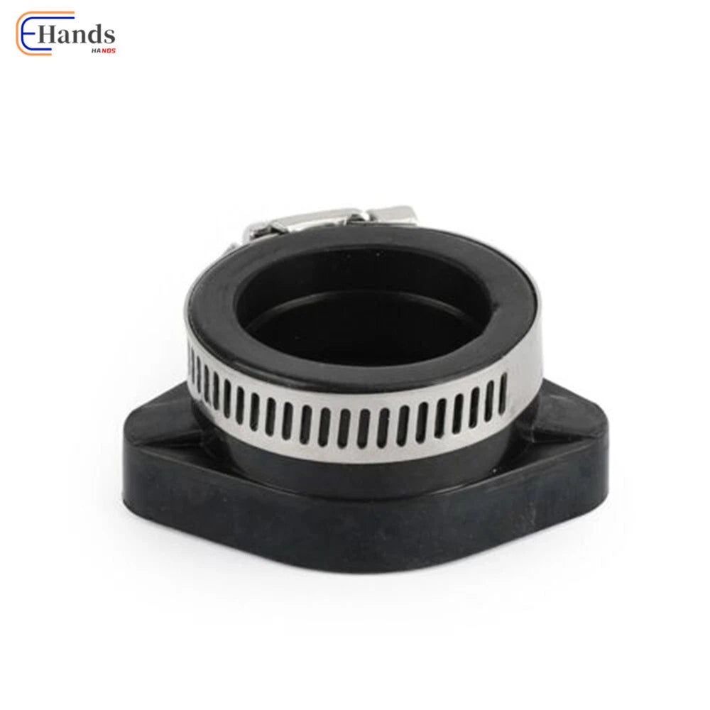 Carburetor Intake Adapter Rubber Mounting Flange for VM24 PE26 28 MM (Fit)