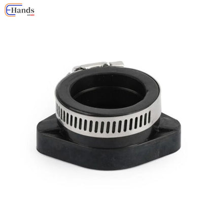 Carburetor Intake Adapter Rubber Mounting Flange for VM24 PE26 28 MM (Fit)