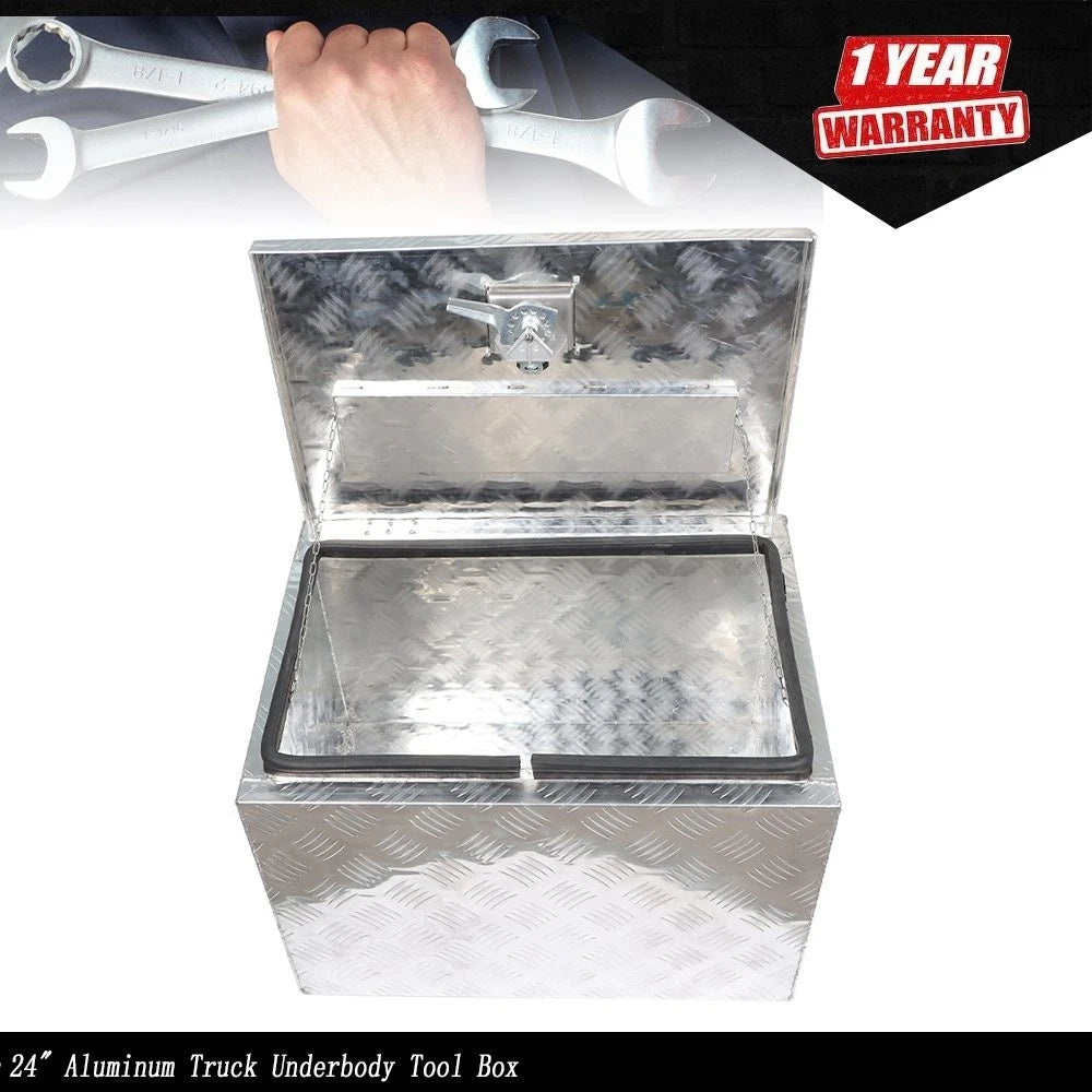 24" Aluminum Underbody Tool Box for Trailer RV