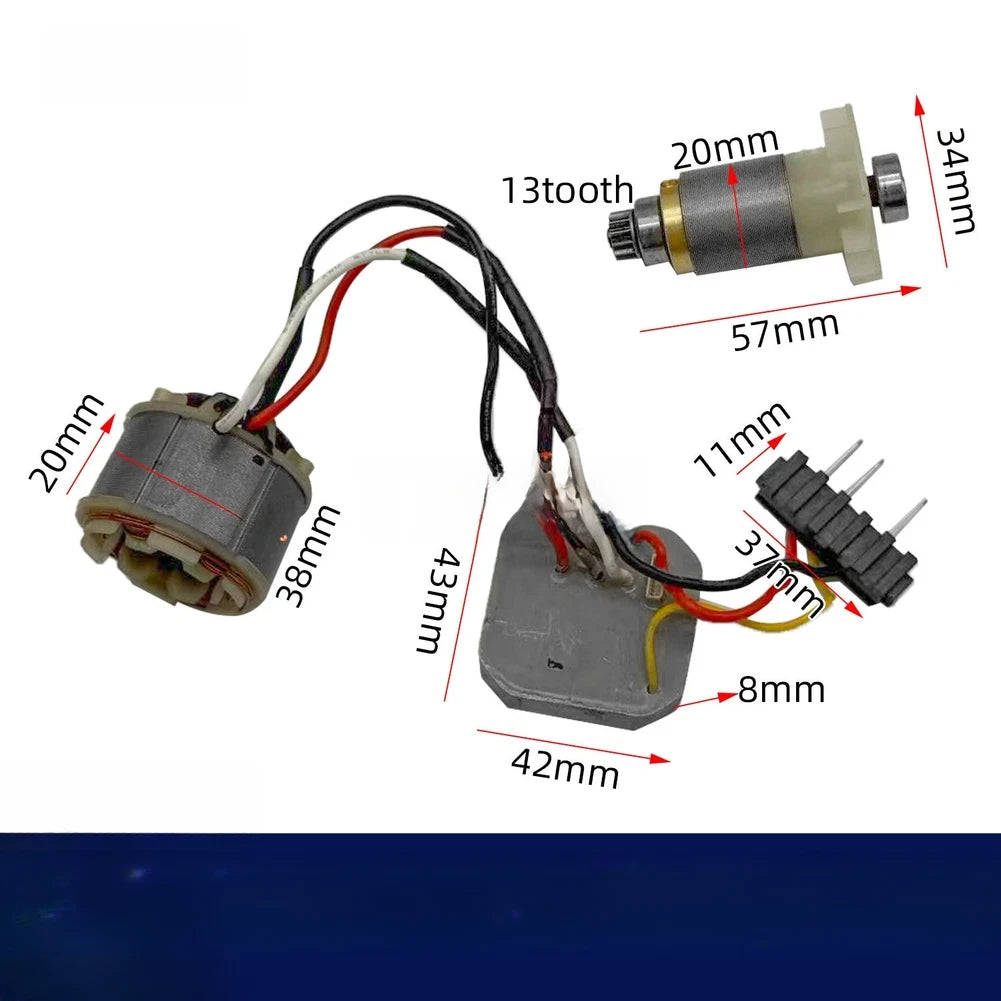 13 Tooth Gear Control Board for Brushless Drill Motor (21V)