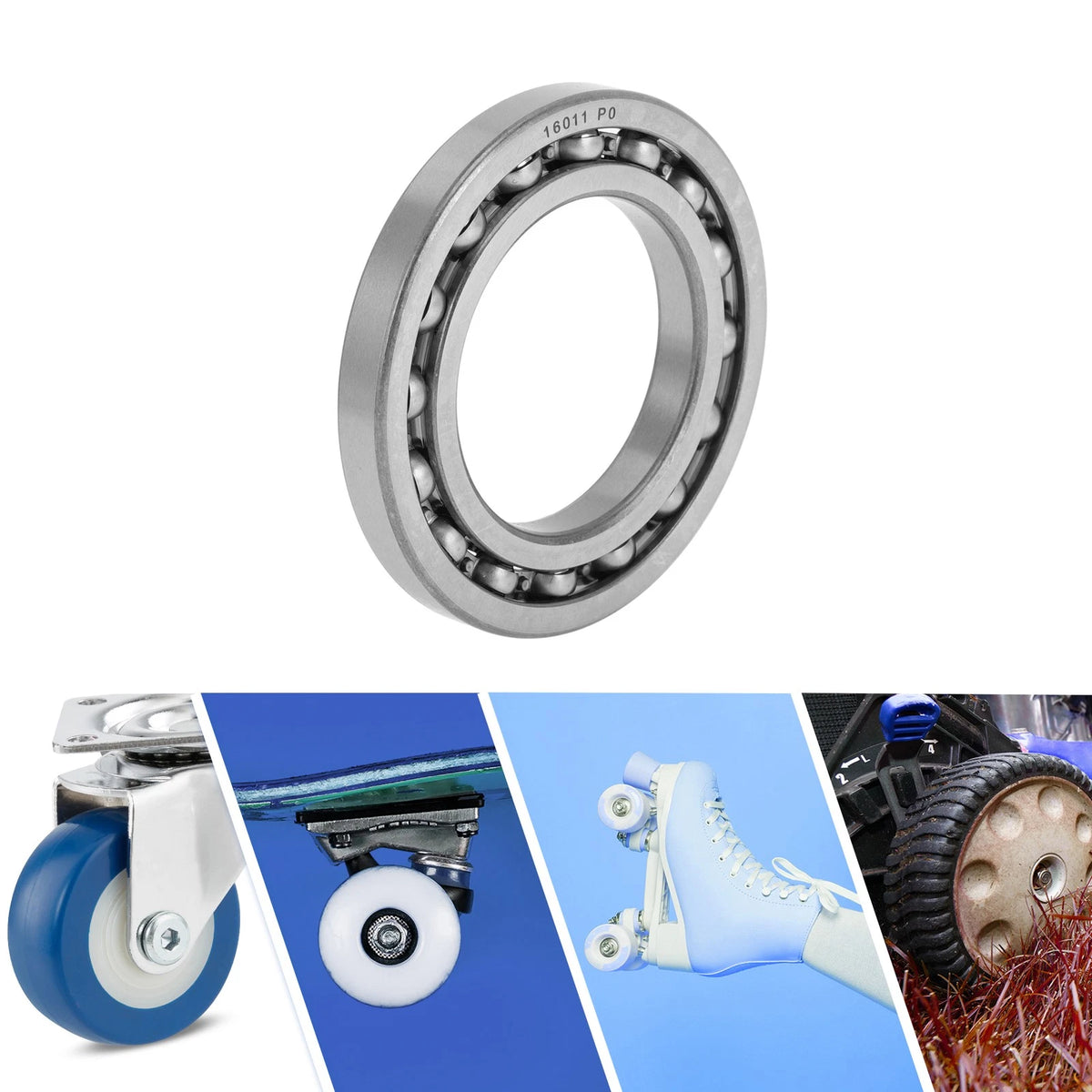 Deep Groove Ball Bearing 55x90x11mm for Scooter Skateboard (P0)