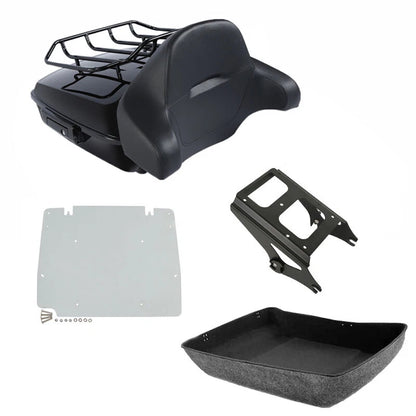 Chopped Trunk Backrest Mount Plate for Harley Touring (2009–2013)