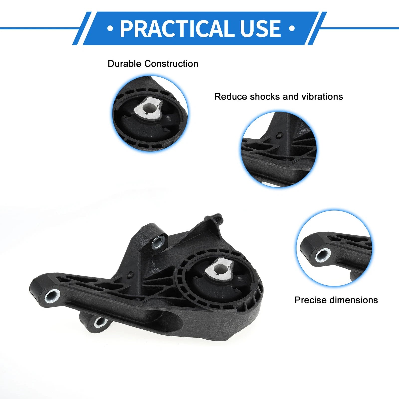 Engine Motor Mount Replacement for Chevrolet Cruze (2009–2016) 1.5L A/MT