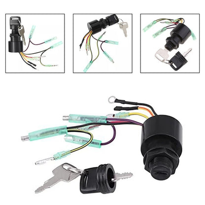 Ignition Key Switch Features Reliable Push to Choke Functionality for Boats