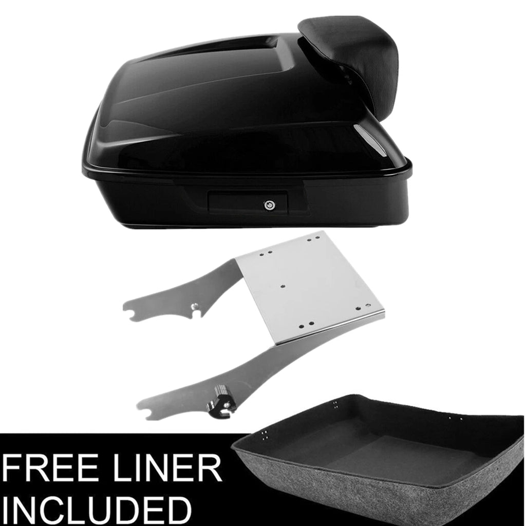 Chopped Trunk Backrest Pad for Harley Touring (1997–2008)