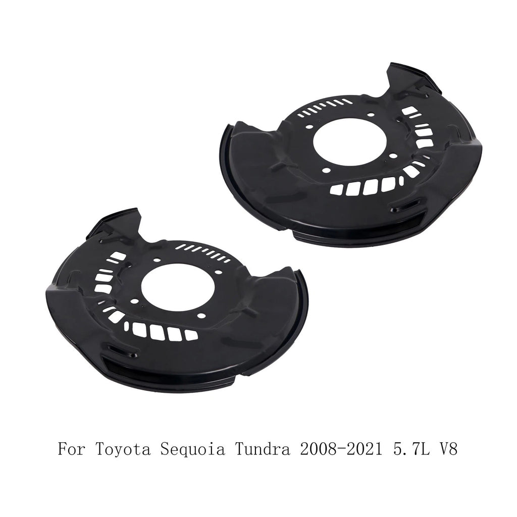 Front Disc Brake Dust Cover Set for Toyota Sequoia (2010–2012)