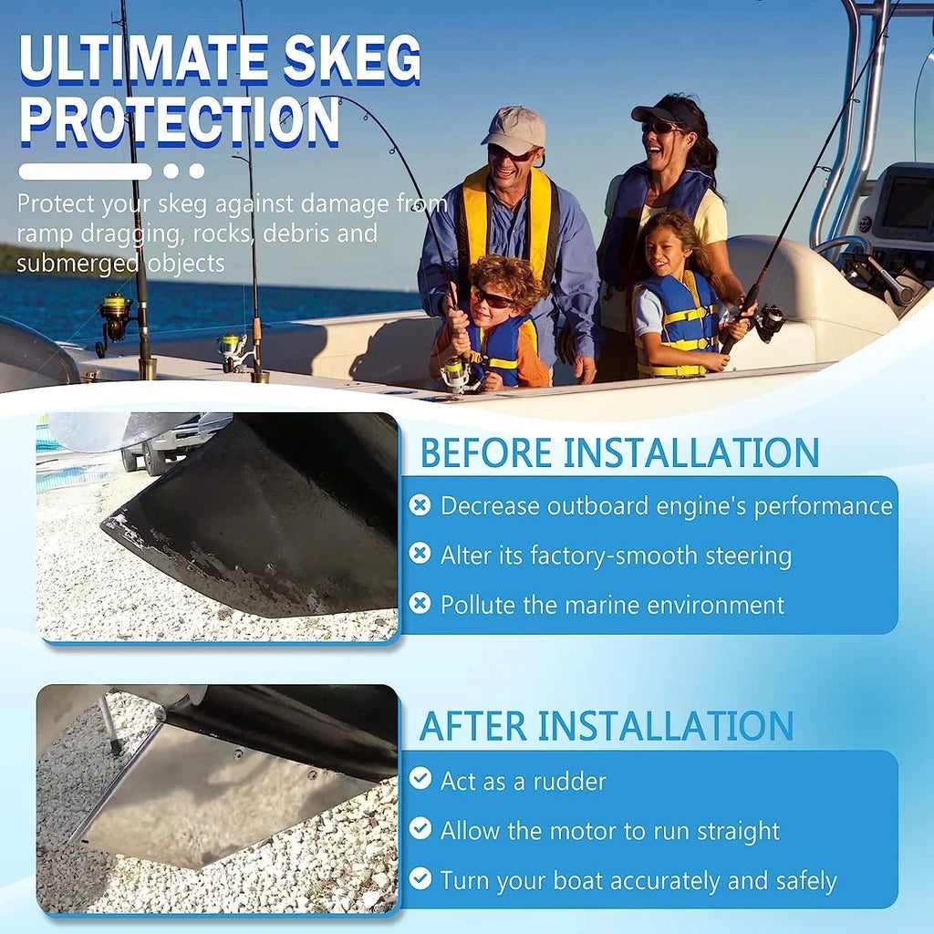 Skeg Protector for Chrysler Force 70 HP 75 HP (2-Stroke)