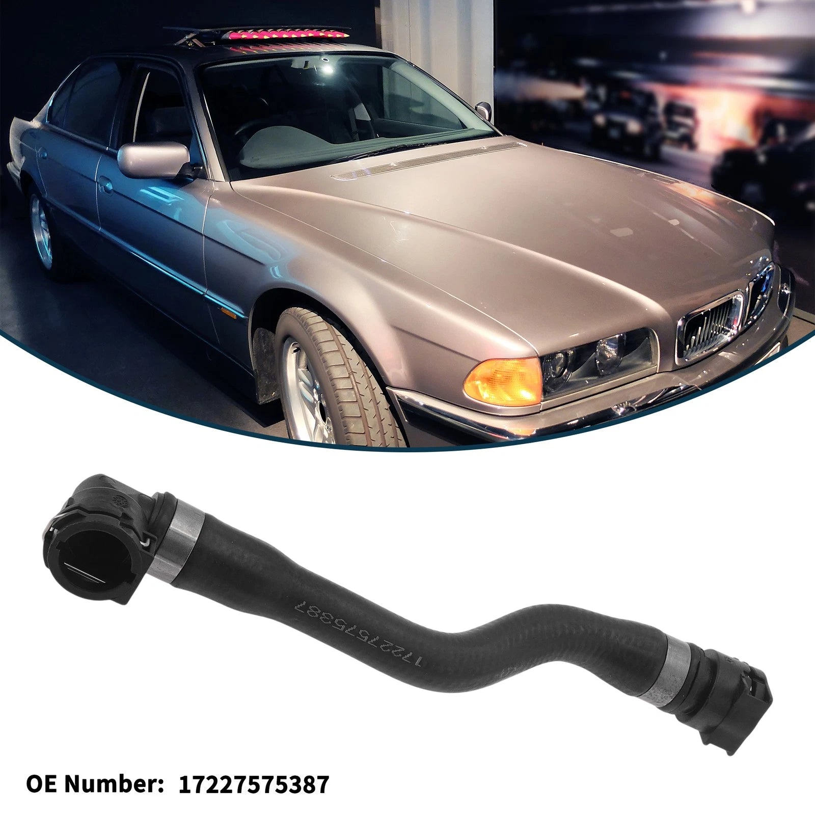 Radiator Hose Replacement for BMW 750i 2009–2015 V8 4.4L Coolant Pipe