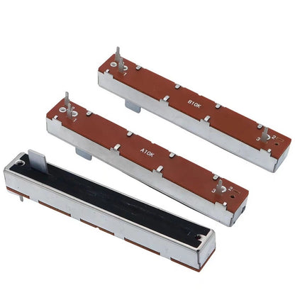 88mm Long Travel Straight Slide Potentiometer 3 Pin Metal Construction