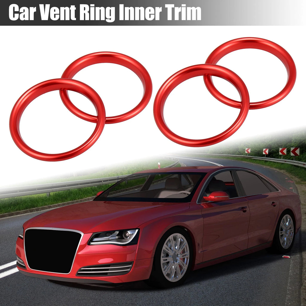 Air Vent Ring Decoration Cover Kit for Audi A3 (2013–2021)