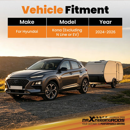 2" Rear Class 2 Hitch for Hyundai Kona (2024–2026) Receiver Powder Coat