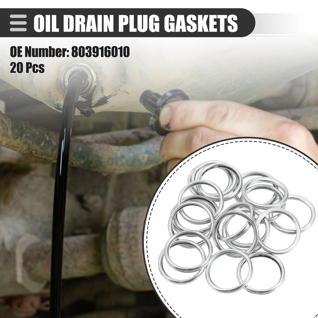Oil Drain Plug Gasket Set for Subaru BRZ 2013–2020