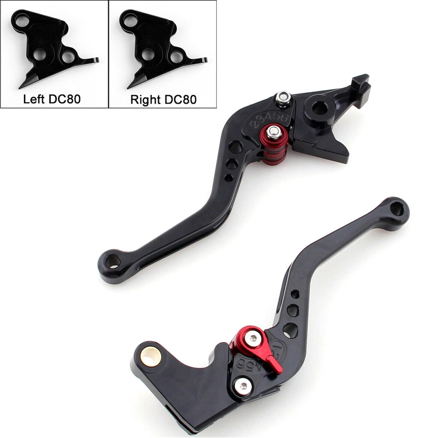 Short Brake Clutch Levers for Ducati MS4/MS4R M900/M1000 996/998 Black T9