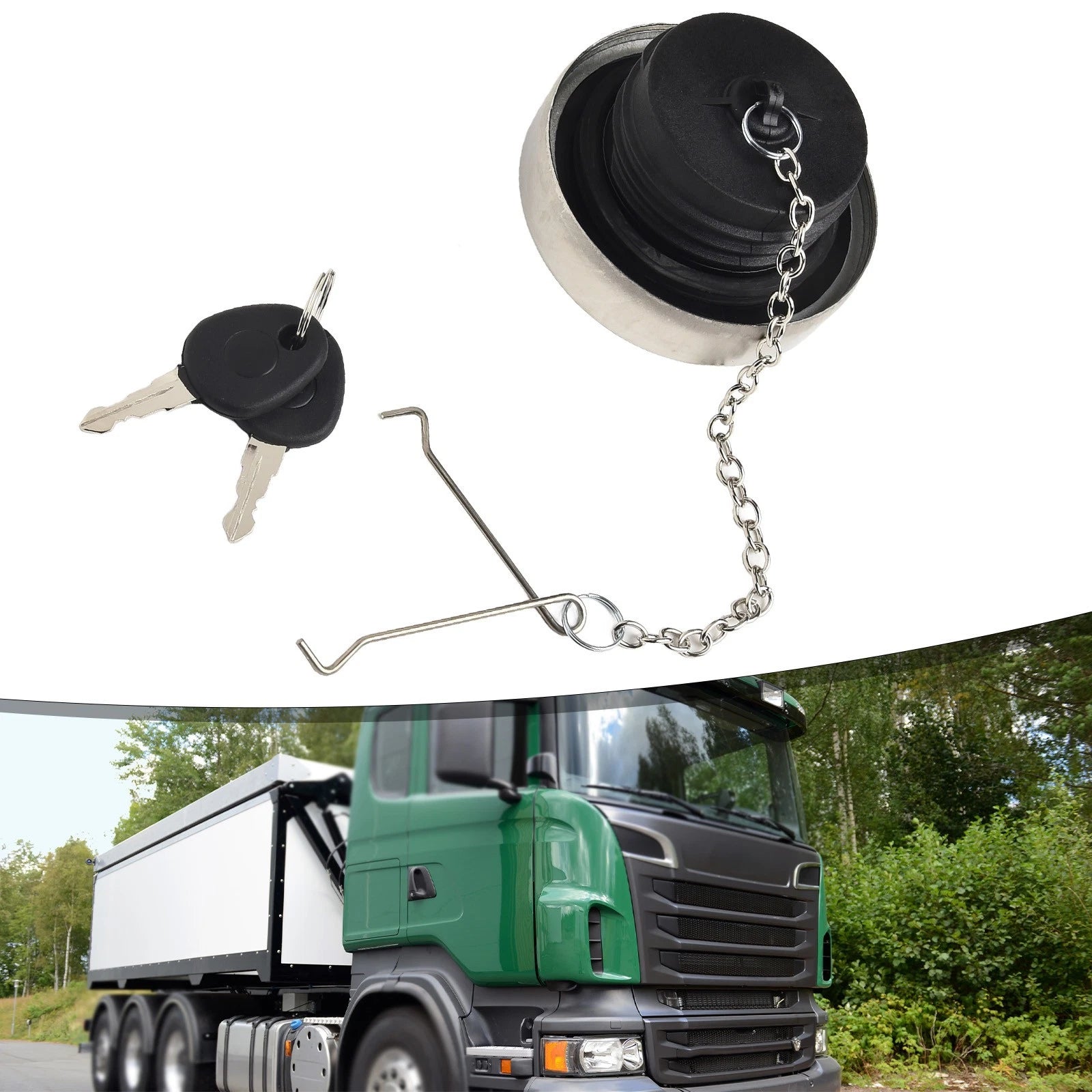 60mm Locking Fuel Storage Cap for Scania Trucks