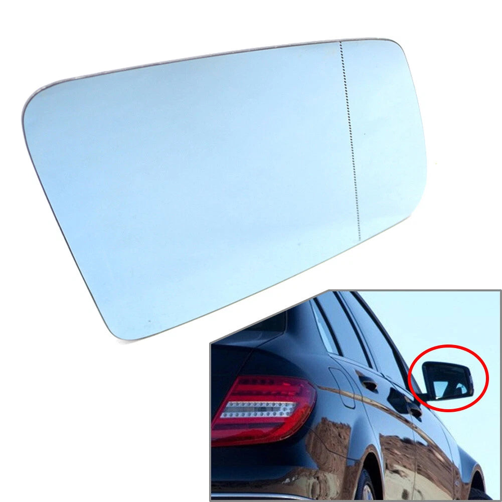 Right Rearview Mirror Glass for Mercedes Benz C E S GLK CL CLS Class (W204 W212)