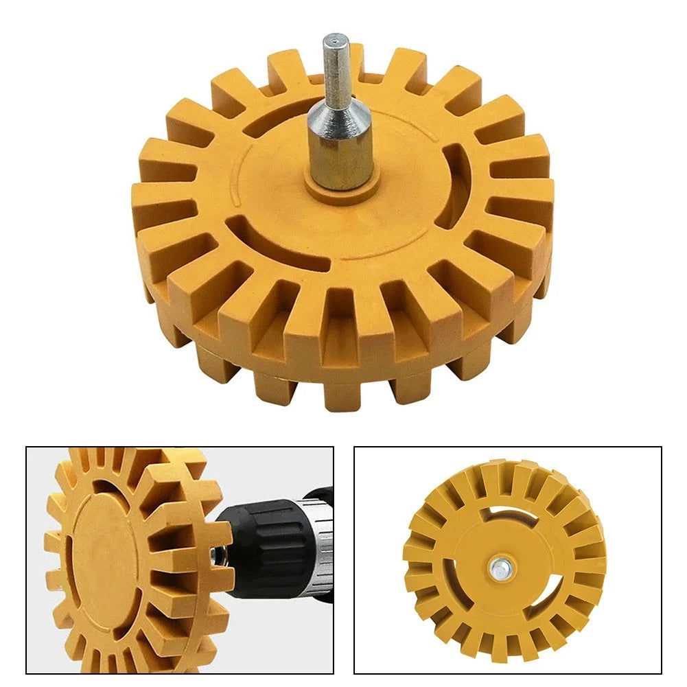 4 Inch Rubber Removal Wheel for Stubborn Stickers