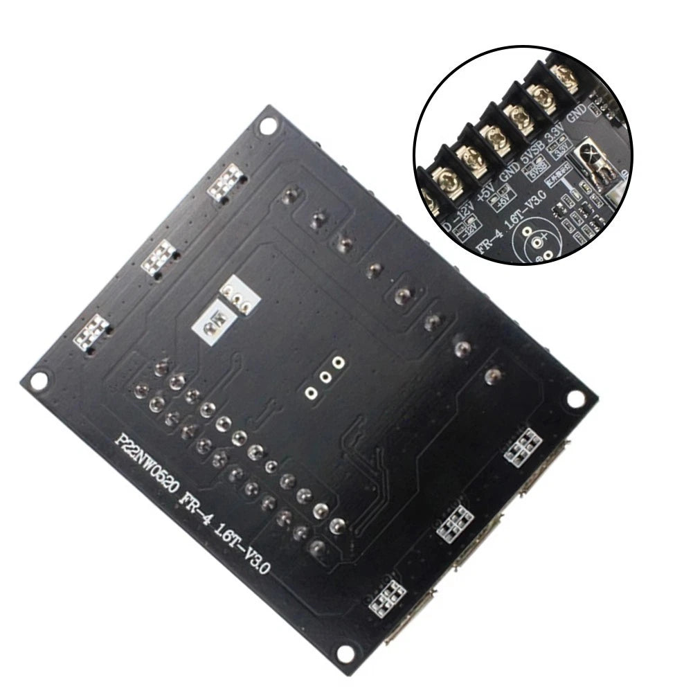 ATX Power Distribution Board for Universal Applications (12V, 5V, 3.3V)