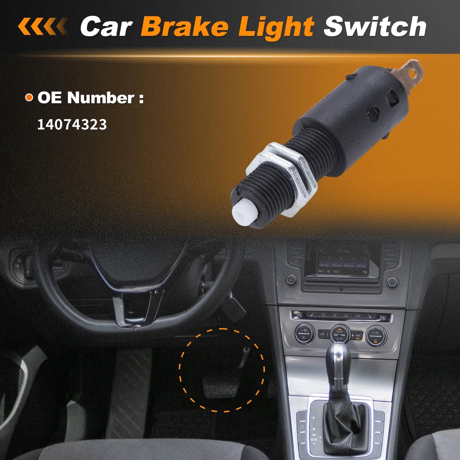 Brake Light Switch for Chevy Astro (1985–1988) Stop Lamp Switch
