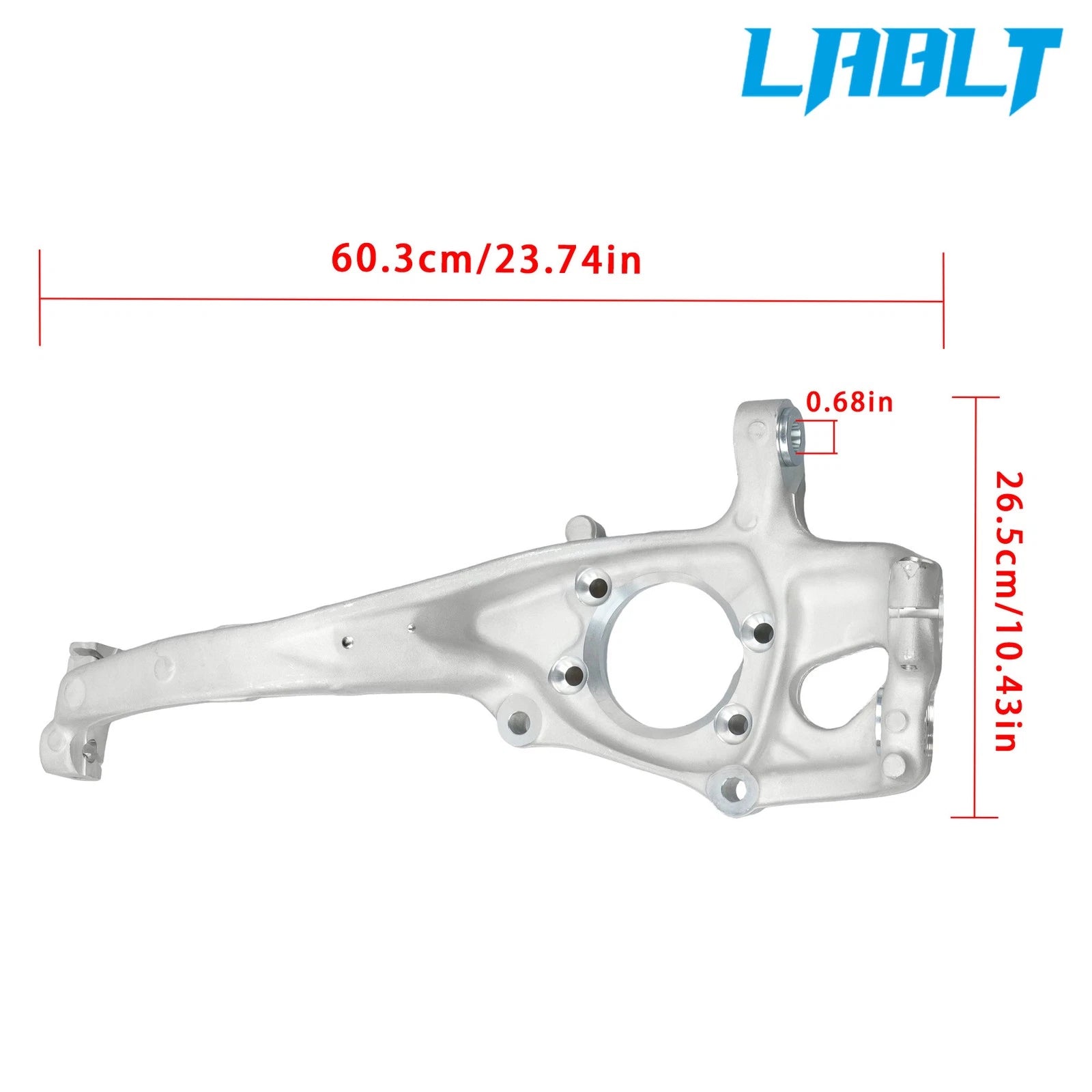 2X Steering Knuckle for Audi A4 A5 A6 A7 Q5 S4 S5 (2013–2016)
