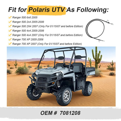 Parking Brake Cable for Polaris Ranger 500 700 XP 700 (2005–2007) 7081208