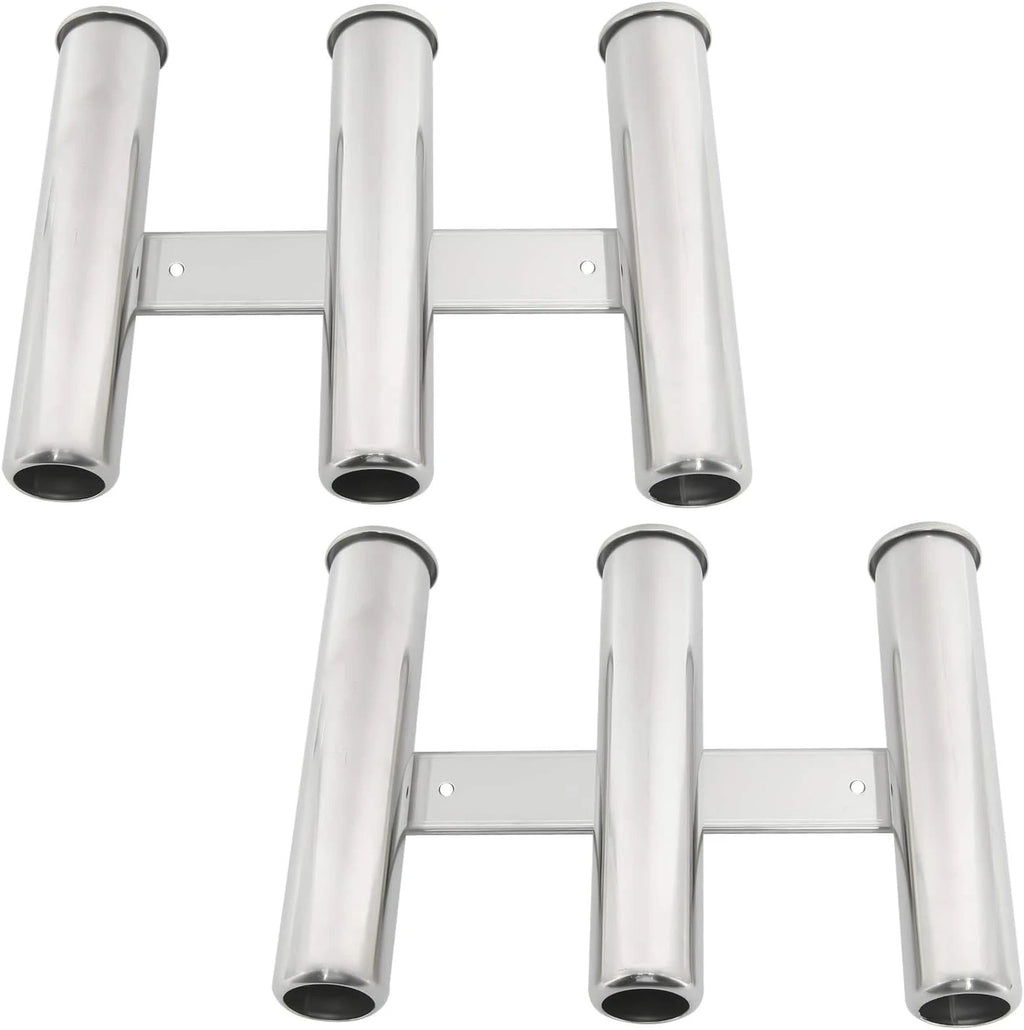 2 Pack Fishing Rod Holder for Yacht Kayak (Stainless Steel)