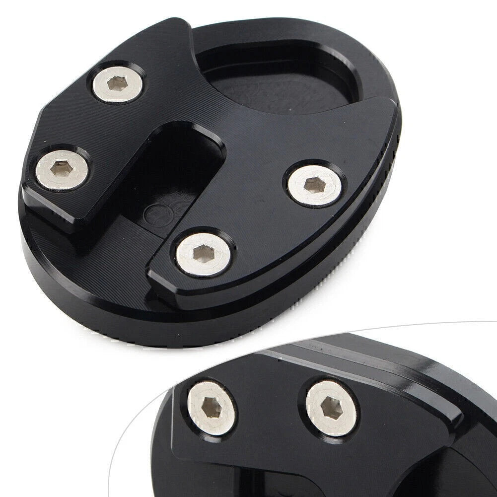 Motorcycle Side Stand Kickstand Plate Pad For SYM MAXSYM TL500 1919-2021 Black