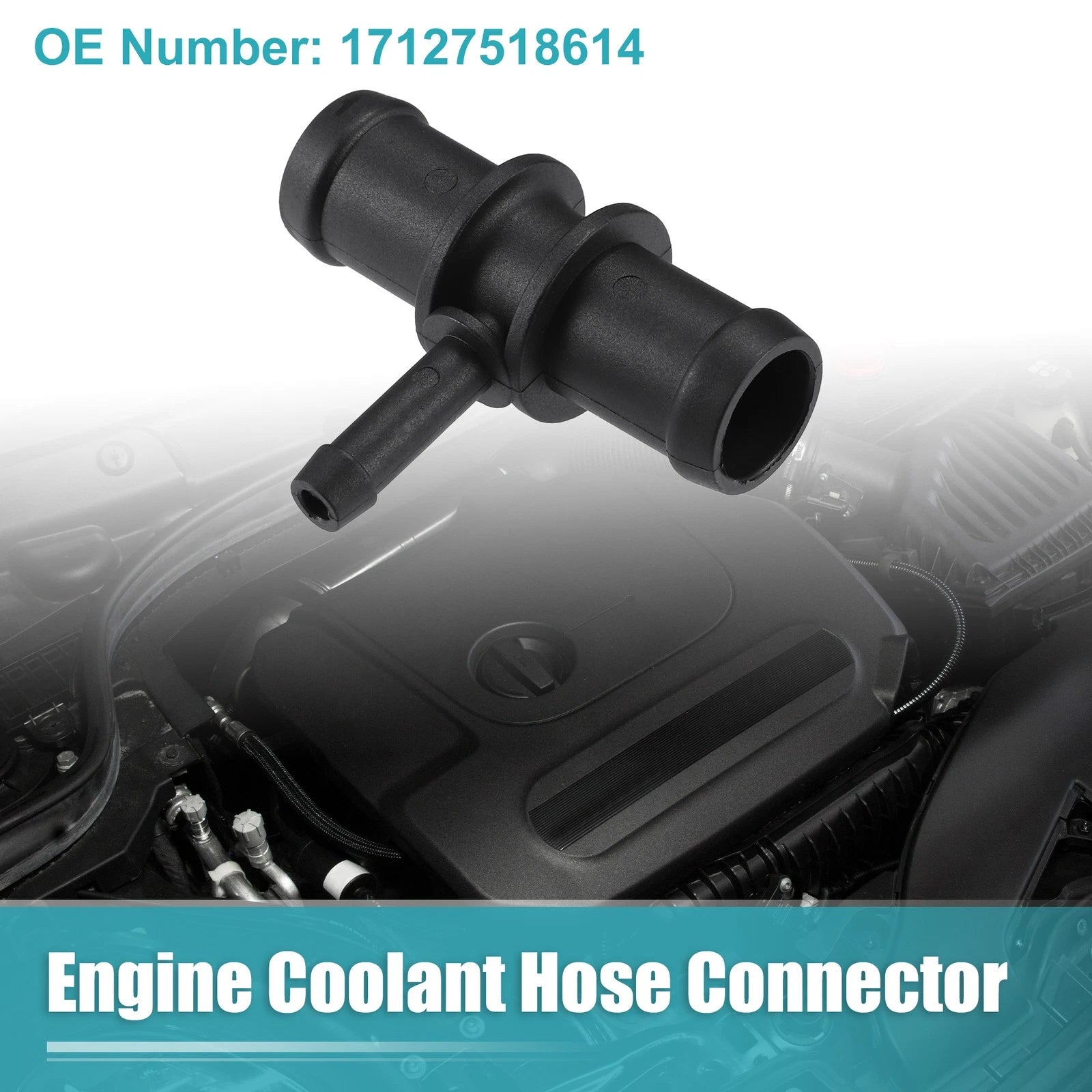 Engine Coolant Hose Connector Replacement for BMW MINI Cooper R53 R52 (2002–2006)