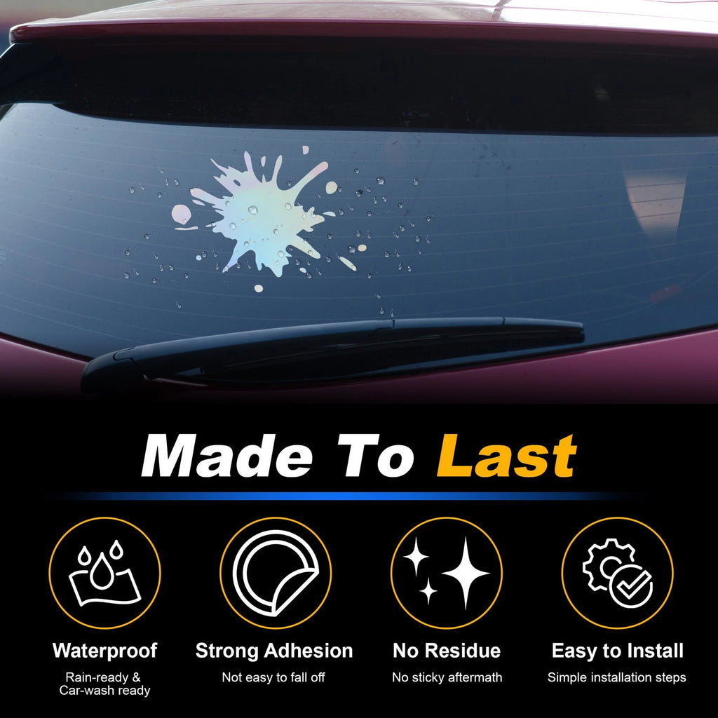 Reflective Bumper Decal for
