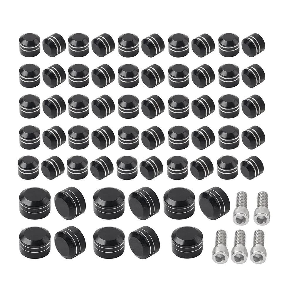 Engine Topper Screw Bolt Cap Cover Kit for Harley Twin Cam Softail (2007–2017)