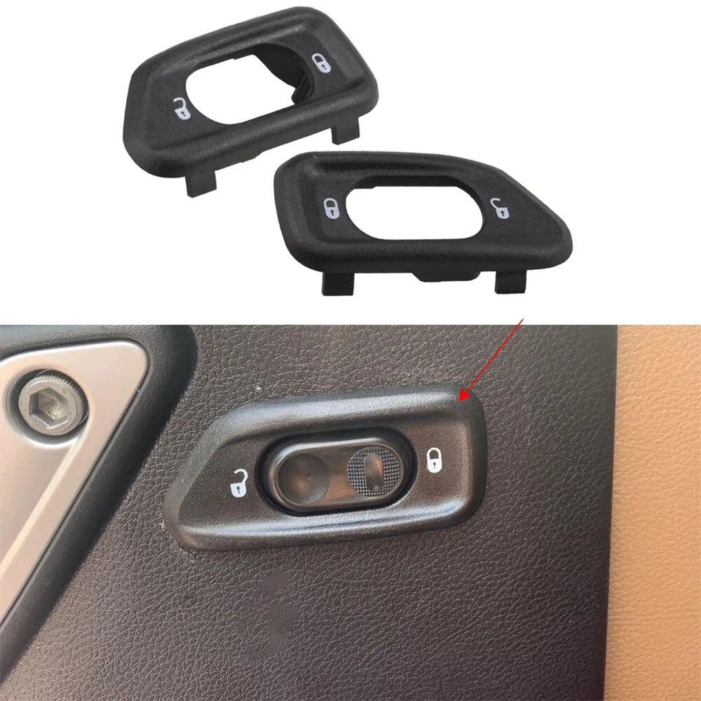For 2011-2018 Jeep Wrangler JK Door Lock Switch Plastic Bezel 2Pcs #68185911AA