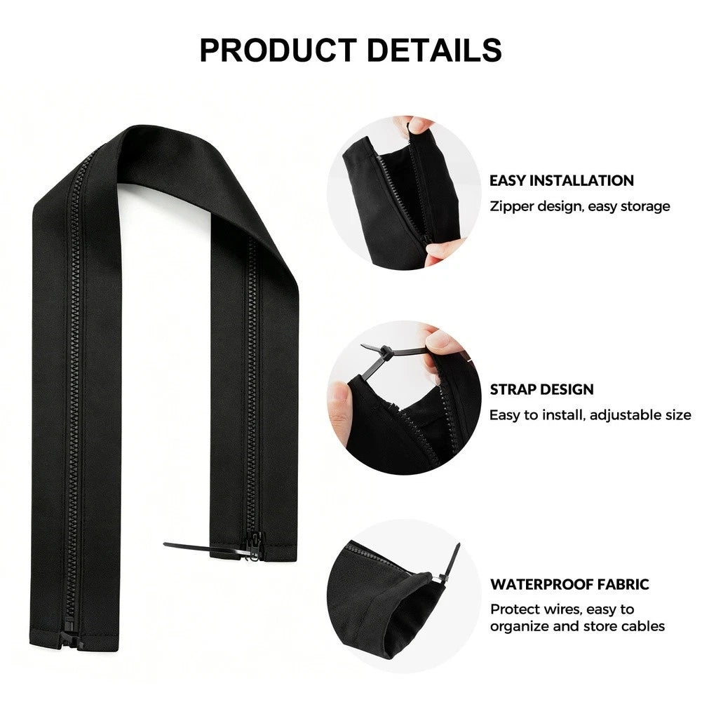 Adjustable Wire Harness Sleeve for Marine Trolling Motor Cables (121cm)