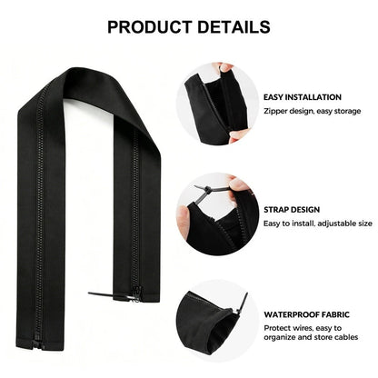 Adjustable Wire Harness Sleeve for Marine Trolling Motor Cables (121cm)