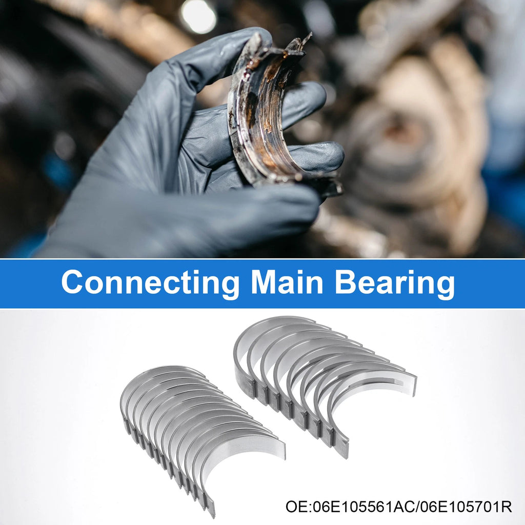 Engine Main and Connecting Rod Bearing Kit Replacement for Audi A4 (2012–2014)