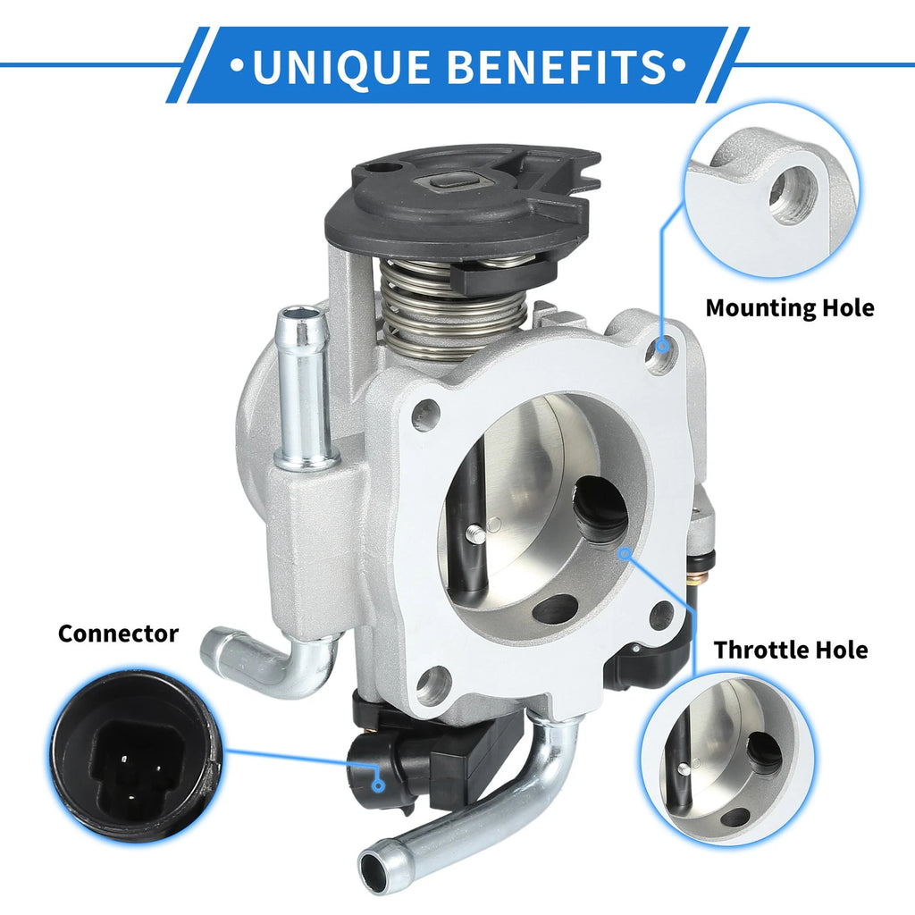 1 Pcs Replacement Throttle Body for Chevrolet Aveo 1.6L (2004–2005)