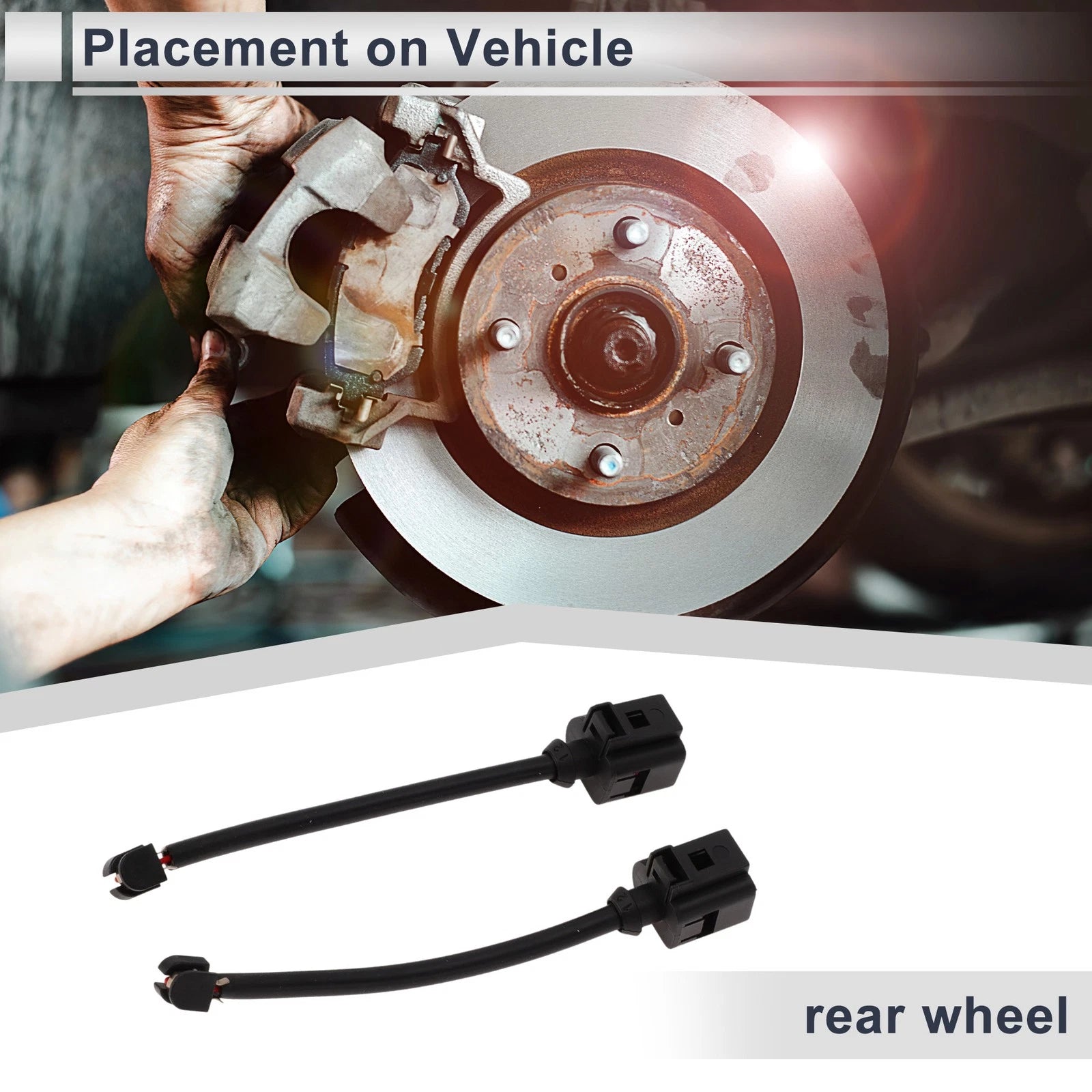 Brake Pad Wear Sensor Rear for Volkswagen Touareg (2011–2014)