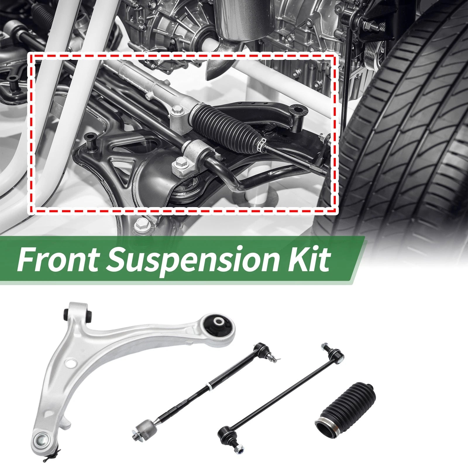 10pc Front Suspension Control Arm Kit for Honda Odyssey (2005–2010)