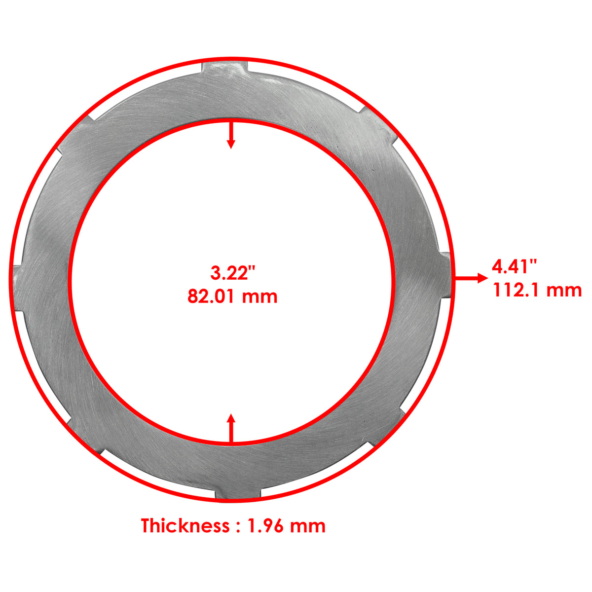 Clutch Plate Replacement Set for Honda TRX680 Rincon (2006–2023)