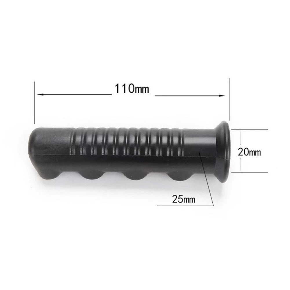 Set of 2 Rubber Handles for Wheelbarrow