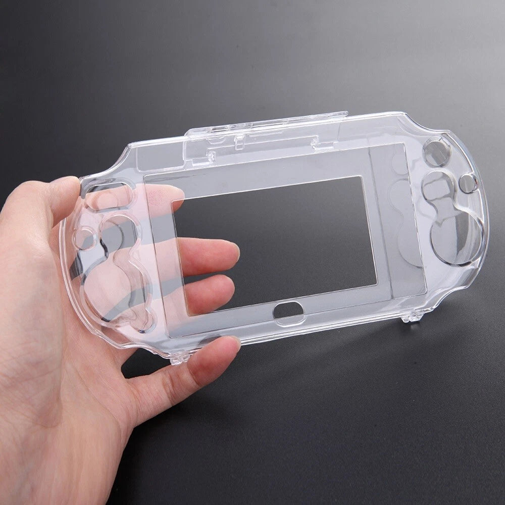 Clear Full Housing Case Shell Cover with Screen Film for PS Vita 2000 (2013–2016)