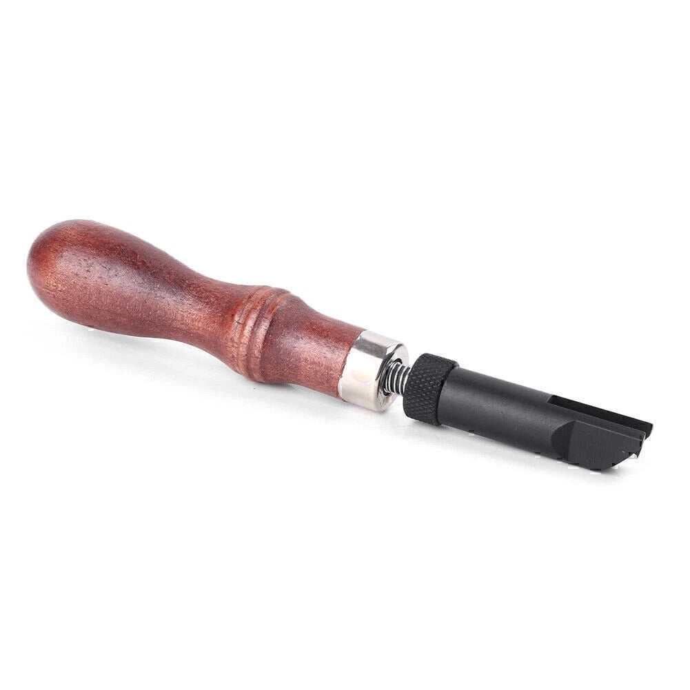 1pc Leather Craft Adjustable V-Gouge Cutting Folding Tool 150mm length