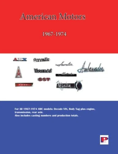 AMC Decoder Guide for AMC Models (1967–1974)