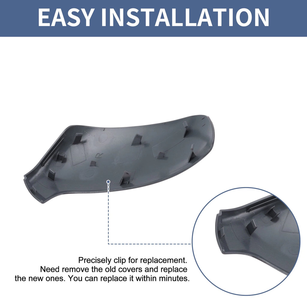 Right Passenger Side Mirror Cover Cap for Citroen C3 Picasso (2010–2017)