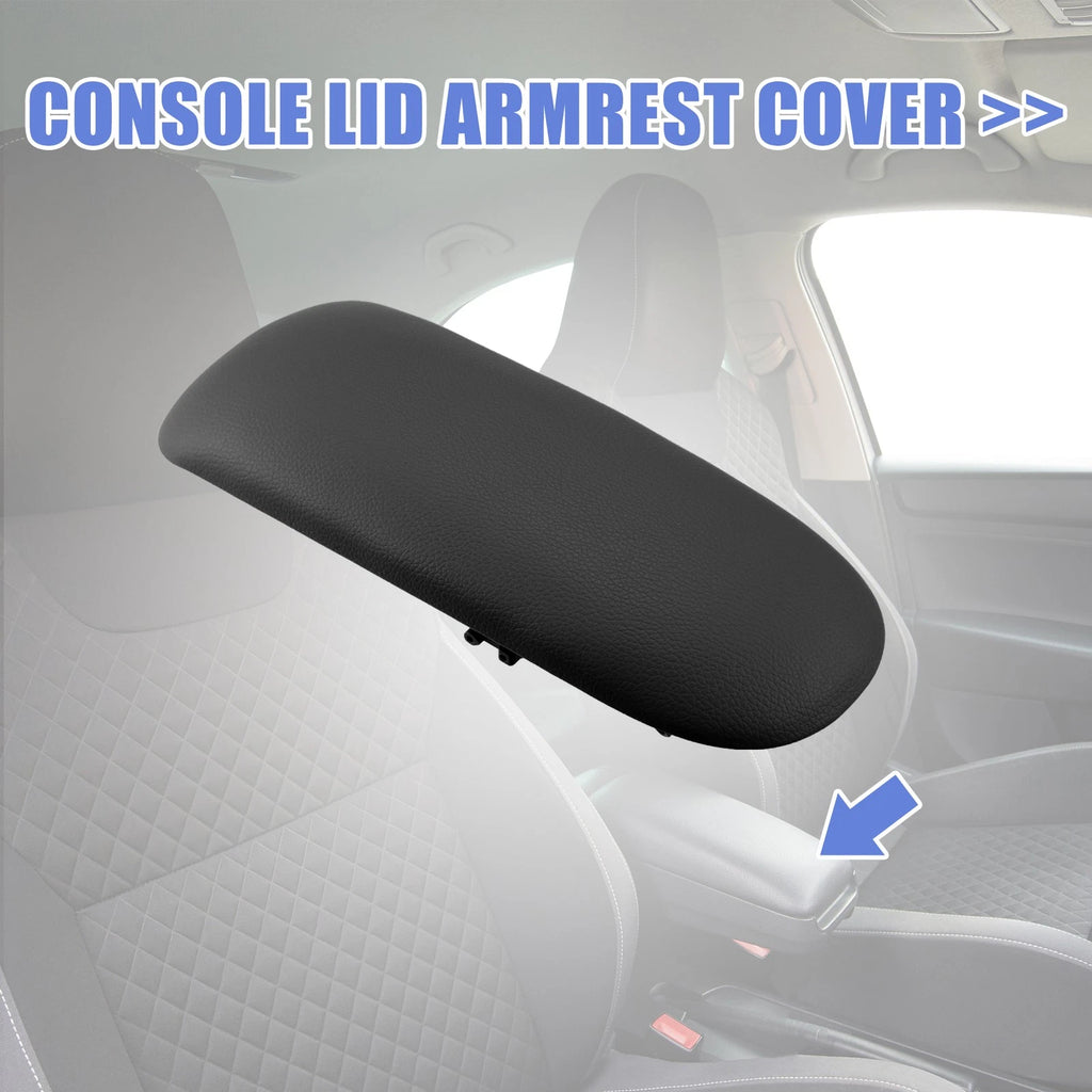 Center Console Armrest Cover Replacement for BMW Mini Cooper (2002–2008) Faux Leather