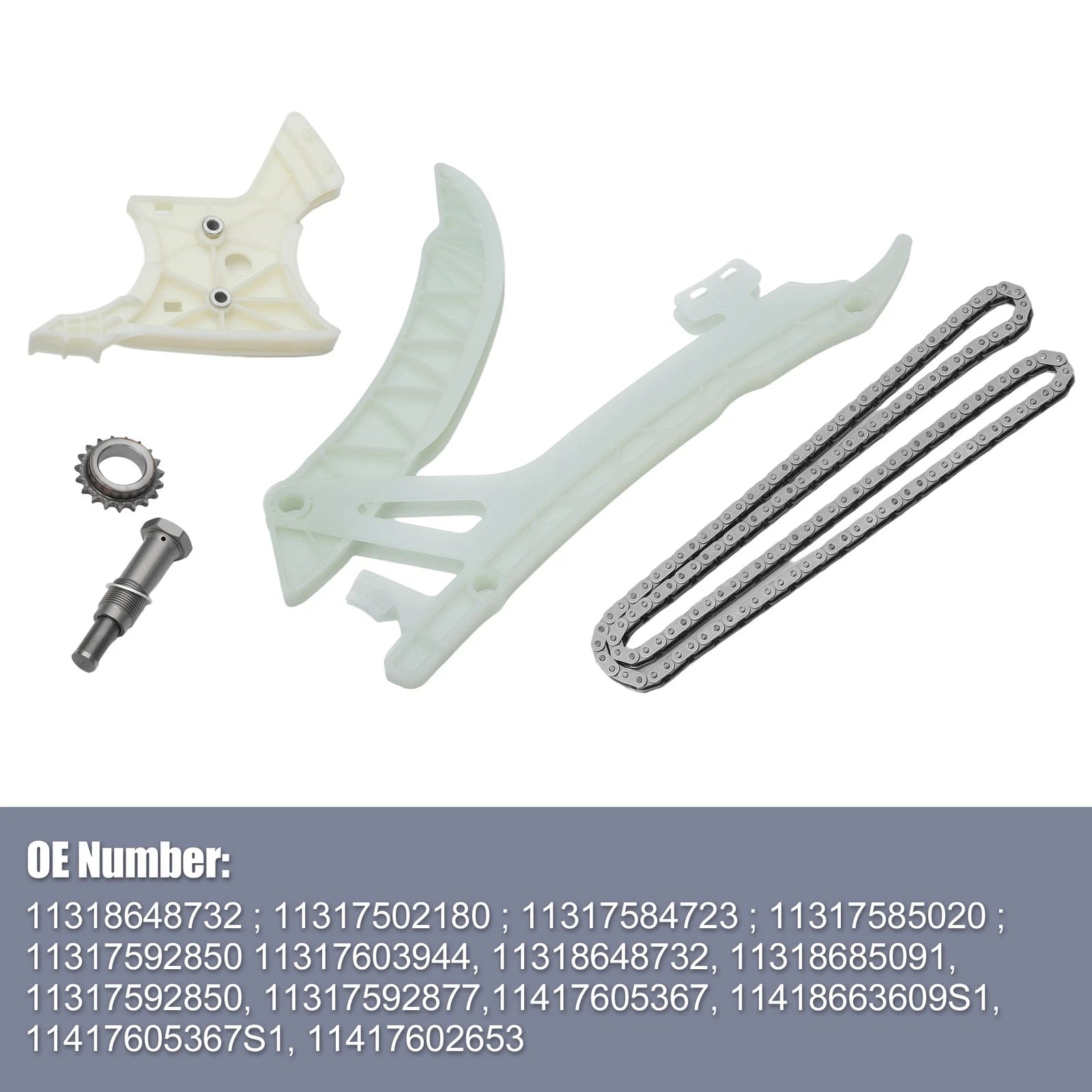 Engine Timing Chain Kit Replacement for BMW N20 N26 2.0L X1 X3 X4 X5 (2009–2020)
