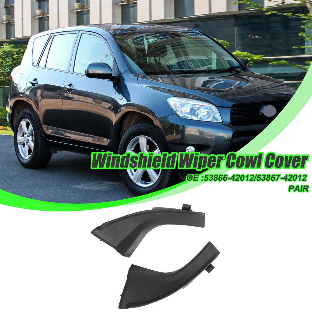 Cowl Extension Trim Cover Pair Front Left Right for Toyota RAV4 (2006–2012)